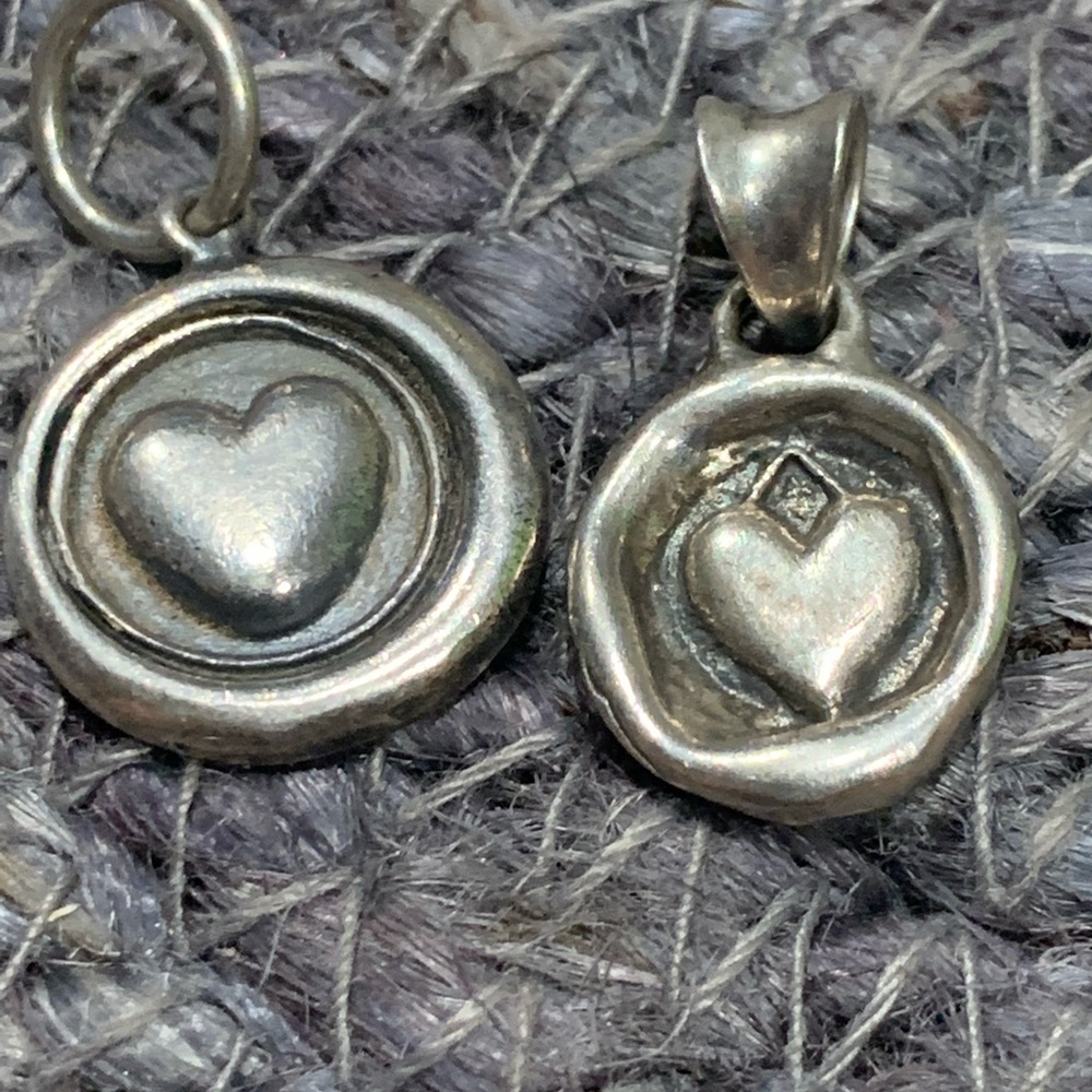 Waxing poetic heart charms 2